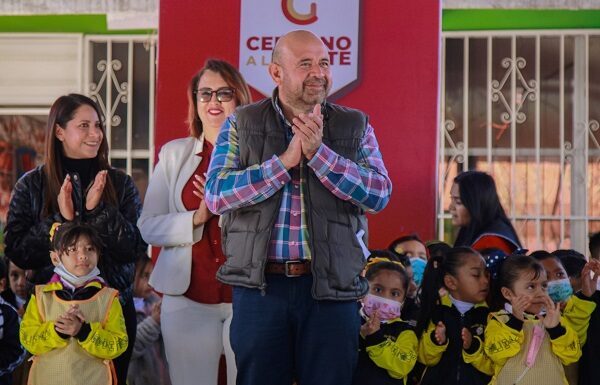 Rehabilitan jardín de niños Miguel Hidalgo en Silao