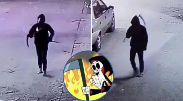 Video: Hombre se disfraza de ‘la muerte’ para evitar ser asaltado por las noches; se hace viral
