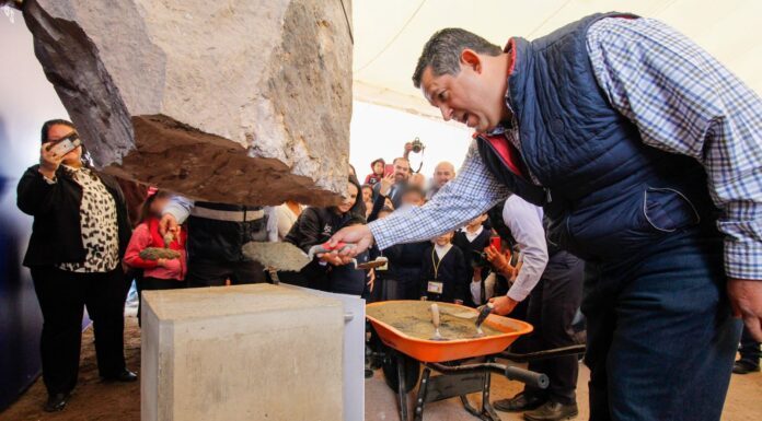 Arranca Gobernador con la construcción de la Escuela Primaria Nueva Creación en el municipio de León.