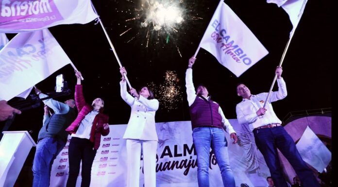 Lanza Alma Alcaraz un “nuevo grito por la nueva independencia de Guanajuato”