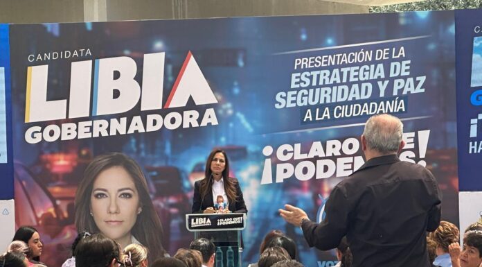 Vamos a recuperar la paz en la región, se compromete Libia Dennise