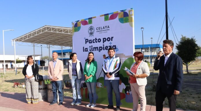 Participan 50 escuelas en el Pacto por la Limpieza en Celaya