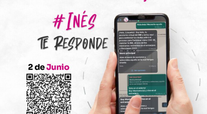 Nueva versión del chatbot del INE en WhatsApp permitirá verificar información sobre elecciones 2024
