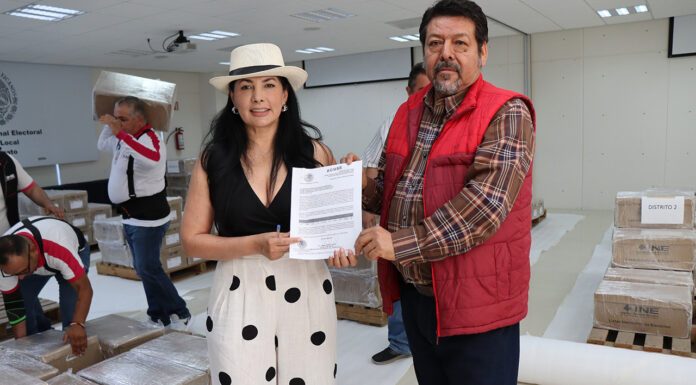 Entrega INE listas nominales a Consejos Distritales electorales