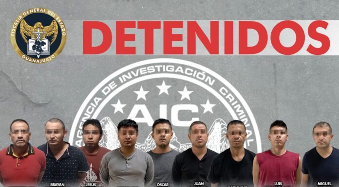 Detiene FGJEG a nueve personas vinculadas a 26 hechos violentos
