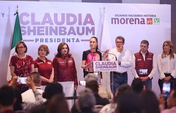 Entrega de tarjeta rosa es delito electoral: Claudia Sheinbaum