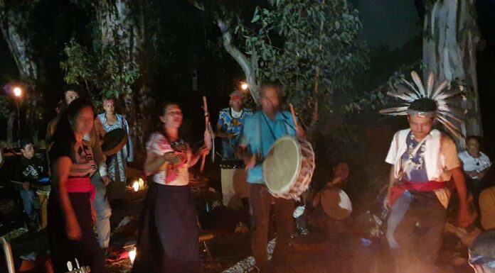 Pueblos originarios participan en oración por el agua en Silao