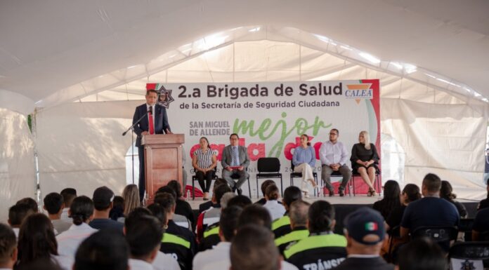 Refuerzan salud integral de policías y sus familias