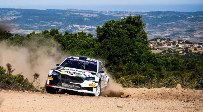 Escudería TV4 logra posición de privilegio en el circuito Italia del WRC