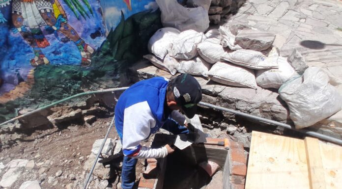 Reportan avance del 50% en rehabilitación de callejón La Escondida