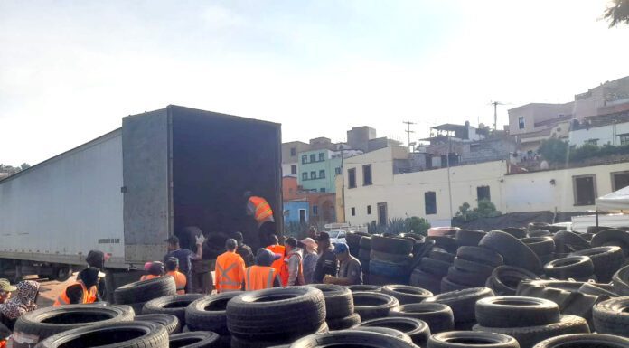 Recupera SMAOT más de 860 toneladas de llantas de deshecho