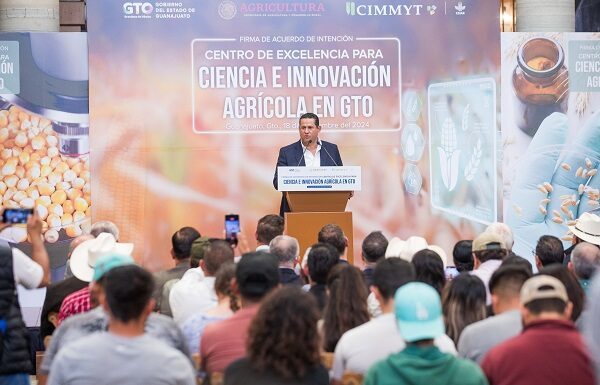 Va Guanajuato por Centro de Excelencia para la Ciencia e Innovación Agrícola