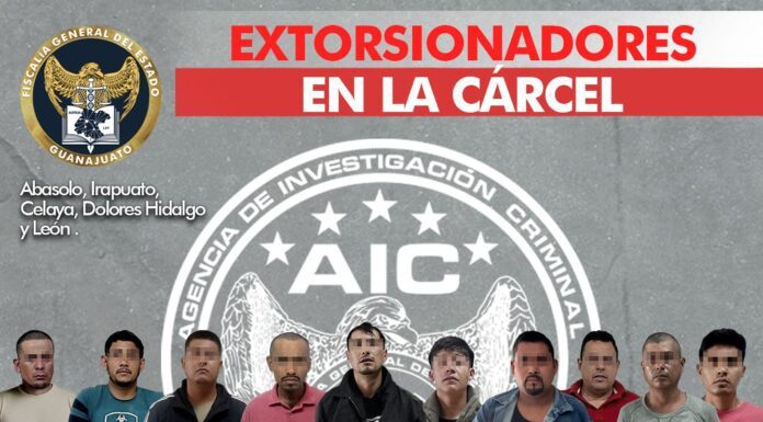 Logra Fiscalía de Guanajuato vincular a proceso penal a grupo de extorsionadores