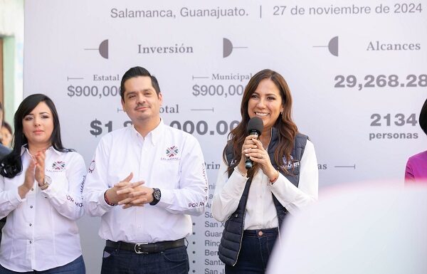 Realiza Libia Dennise gira de trabajo por Salamanca