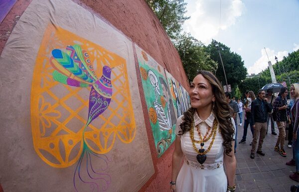 Artistas urbanos plasman Día de Muertos en espacios públicos