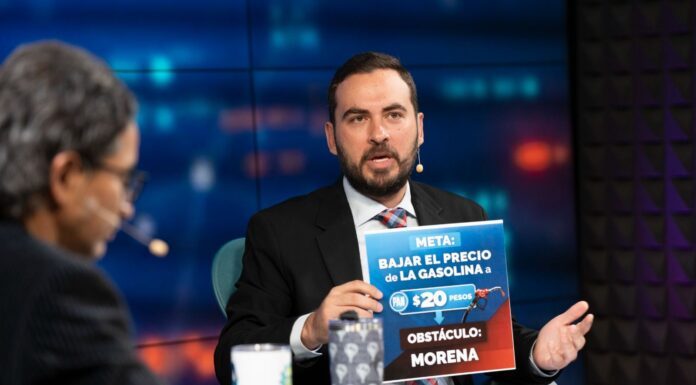 Propone PAN que precio de la gasolina “tope” en 20 pesos: Alan Márquez