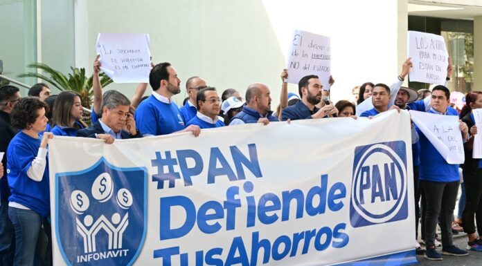 Se manifiesta PAN contra nueva ley del Infonavit