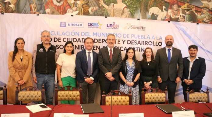 Puebla se une a la Red de Ciudades Deporte y Desarrollo