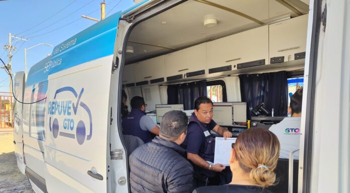 Abre Silao módulo temporal para registro vehicular