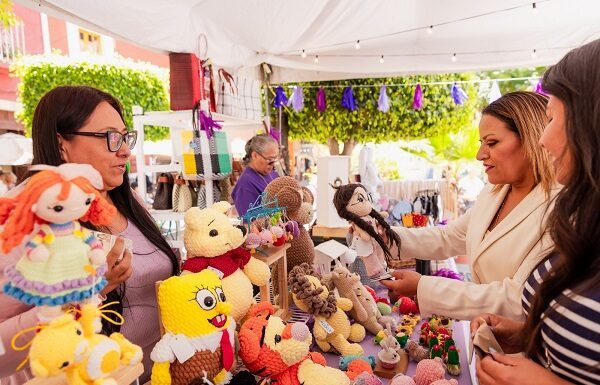 Realizan Bazar Violeta en la capital de Guanajuato