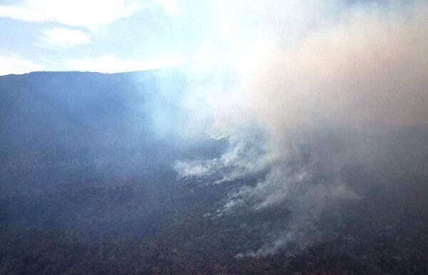 Logran apagar fuego en área natural protegida de Purísima del Rincón