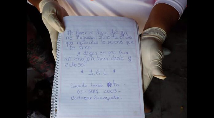 Hallan carta que habría escrito guanajuatense en crematorio clandestino de Jalisco