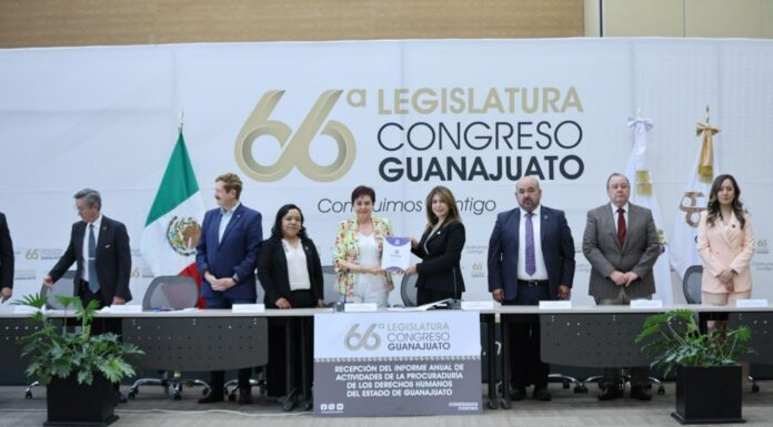 Recibe Poder Legislativo informe de actividades de la PRODHEG