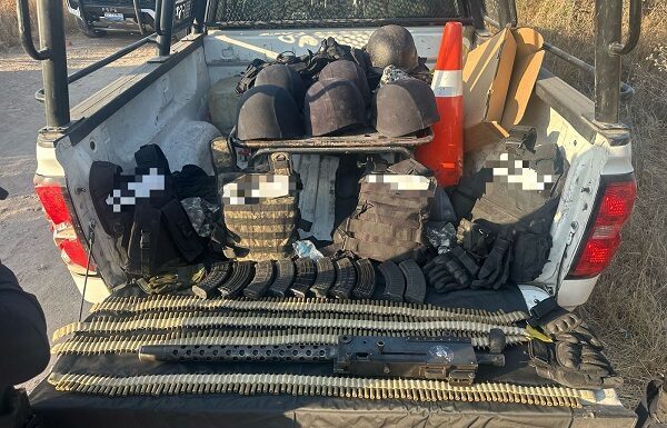 Incauta Secretaría de Seguridad y Paz armamento de alto poder en San Felipe