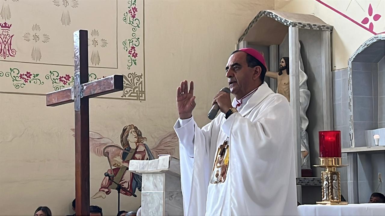 El Arzobisppo de León, encabezó la ceremonia elecial en San Felipe, donde siete jóvenes fueron masacrados. 