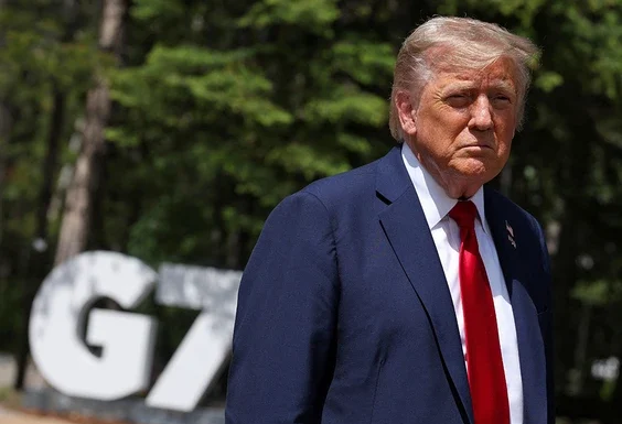 Abandona Trump G7; se cancela bilateral con Sheinbaum