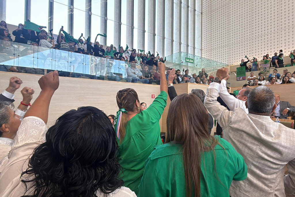 Diputados de oposición se mantuvieron firmes al final con su voto: Foto: Cortesía