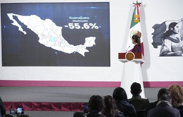 Guanajuato disminuye 55 por ciento homicidios dolosos, reconoce Gobierno federal