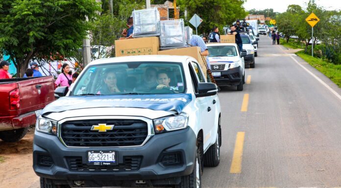 Lleva gobernadora apoyos a San Pedro de Ibarra en Ocampo