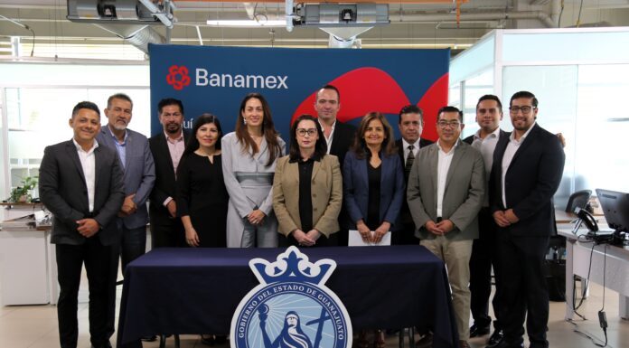 Guanajuato y Banamex formalizan alianza para fortalecer MiPyMEs