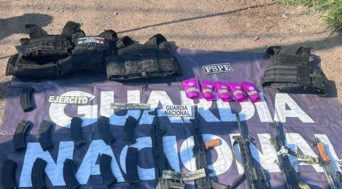 Agreden a GN en Salamanca; policía estatal los detiene y asegura arsenal