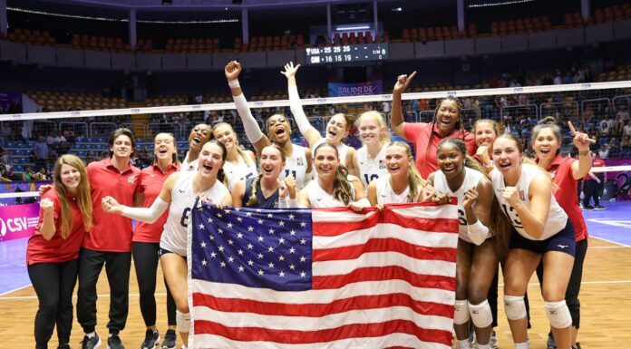 Debut de oro; gana selección de Estados Unidos campeonato de voleybol