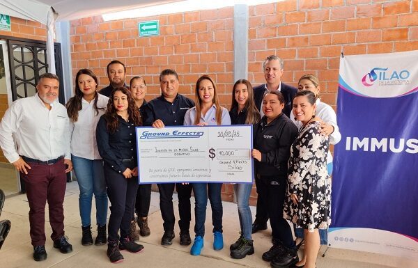 Entrega Ground Effects donativo al Instituto Municipal de las Mujeres Silaoenses