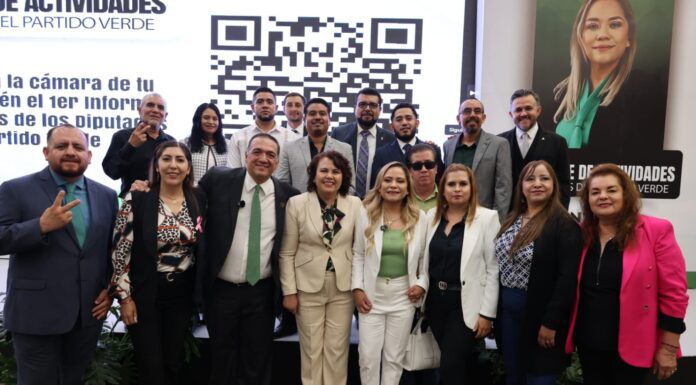 Presentan diputados del PVEM en Guanajuato informe legislativo