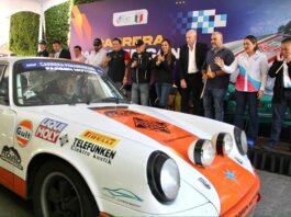 Recibe Melanie Murillo a participantes de la Carrera Panamericana