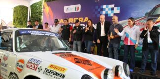 Recibe Melanie Murillo a participantes de la Carrera Panamericana