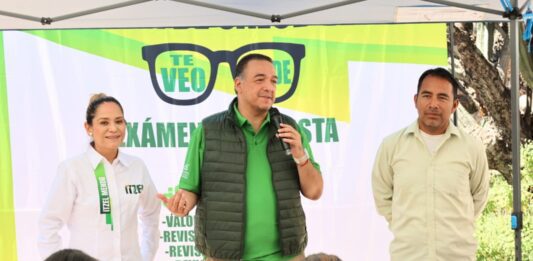 Encabeza Sergio Contreras campaña legislativa por la salud visual