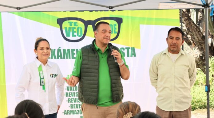 Encabeza Sergio Contreras campaña legislativa por la salud visual