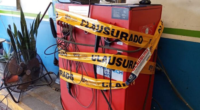 Clausura PAOT centro de verificación en Irapuato