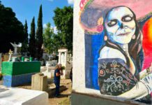 De manera ordenada se relizó la visita a panteones de Silao