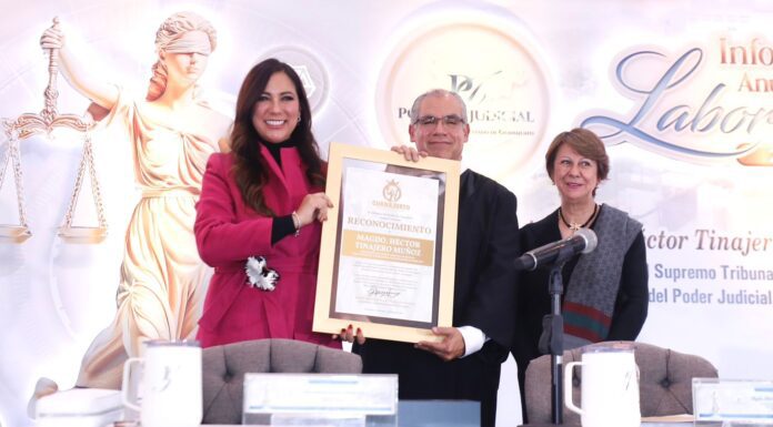 Acude goberadora a Informe del Poder Judicial de Guanajuato