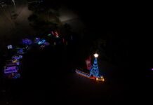 Disfrutan leoneses de primer Festival de Luces en el Parque MetroLeón