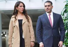 Se reúne Libia Dennise con Omar García Harfuch