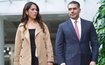 Se reúne Libia Dennise con Omar García Harfuch