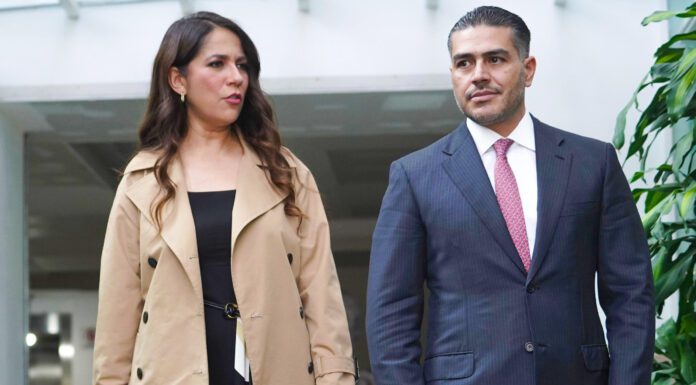 Se reúne Libia Dennise con Omar García Harfuch