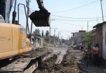 Avanza obra en calle Reforma de Salamanca